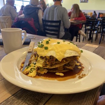 Eggscellent - Baja Chicken stack hash - Breakfast & Brunch Near Me - Las Vegas, Nevada