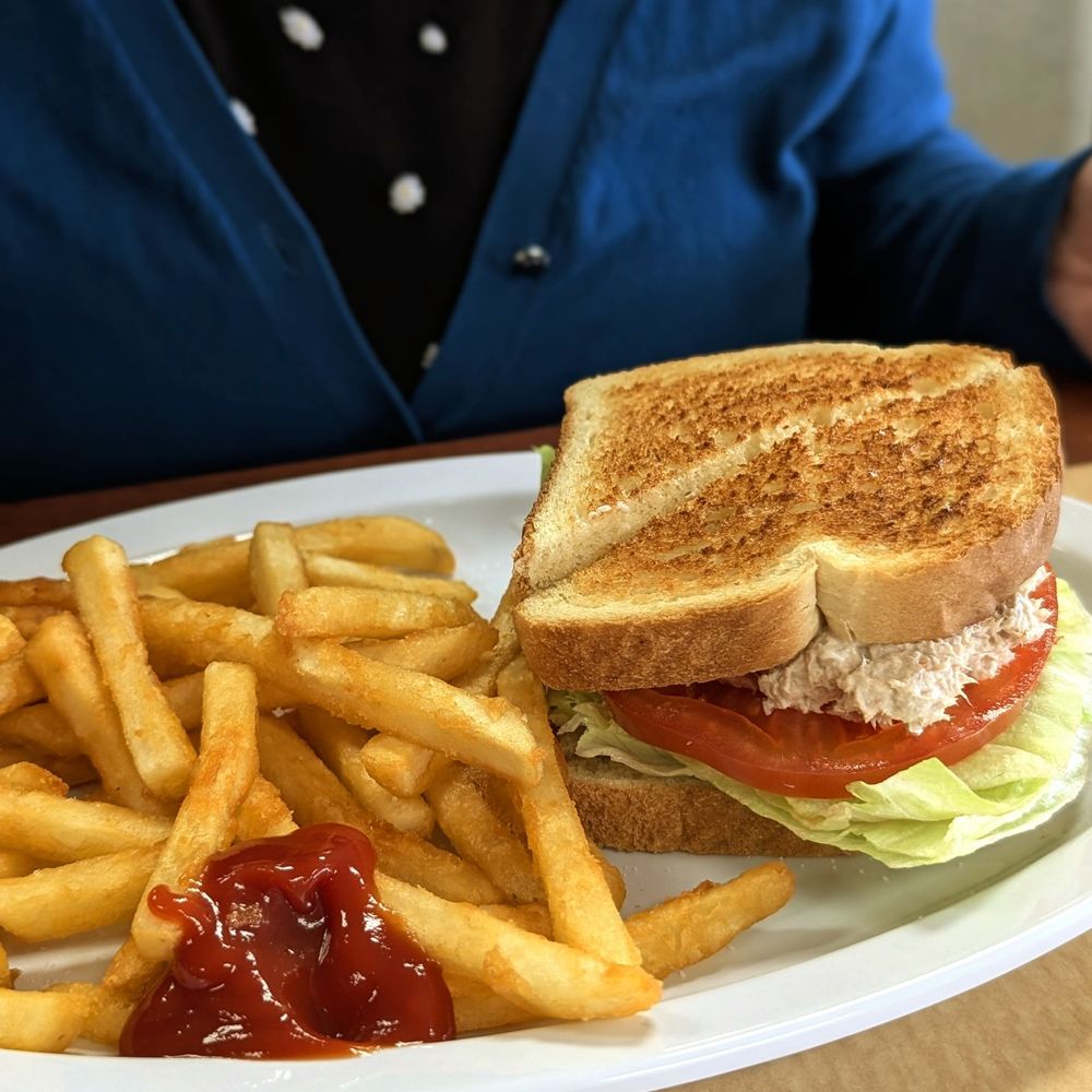 Vera's Kitchen - Tuna Salad sandwich with fries - Mexican Near Me - Monroe, North Carolina