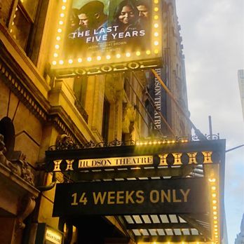 Hudson Theatre - Billboards showing The Last 5 Years - Performing Arts Near Me - New York, New York