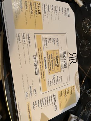Menu photo 2 The Reserve Steakhouse Brighton, MI Menu photo 2 The Reserve Steakhouse Brighton, MI