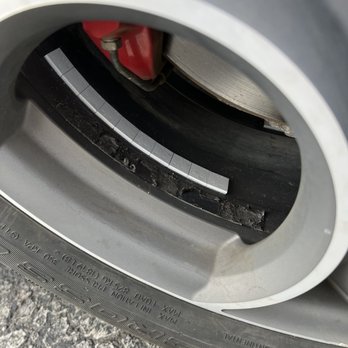 Brooklyn Tire Warehouse - Not cleaning the surface and mount the balance weight close to the center of the rims. It is not good for 19" wheels. Not happy. - Tires Near Me - Brooklyn, New York Brooklyn Tire Warehouse - Not cleaning the surface and mount the balance weight close to the center of the rims. It is not good for 19" wheels. Not happy. - Tires Near Me - Brooklyn, New York