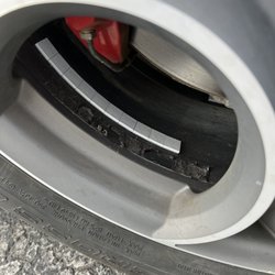 Brooklyn Tire Warehouse - Not cleaning the surface and mount the balance weight close to the center of the rims. It is not good for 19" wheels. Not happy.