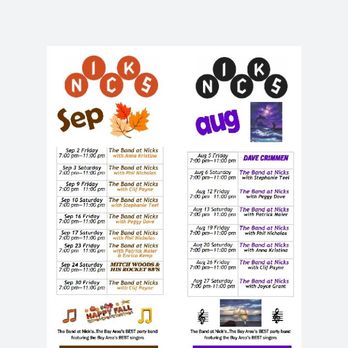 Nick's Seafood Restaurant - Dance schedule - Seafood Near Me - Pacifica, California Nick's Seafood Restaurant - Dance schedule - Seafood Near Me - Pacifica, California