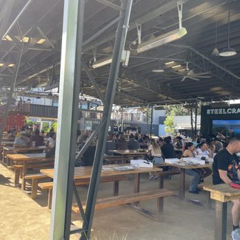 SteelCraft - Dining area surrounding by restaurants - Coffee & Tea Near Me - Garden Grove, California