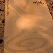 Photo of The Melting Pot - Savannah, GA, United States. Menu cover