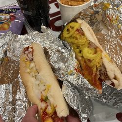 J.Dawgs - Polish hot dogs and fries.