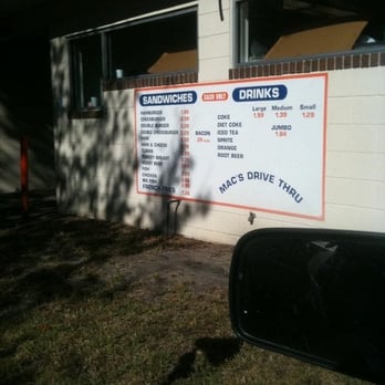 Mac's Drive Thru - Burgers Near Me - Gainesville, Florida Mac's Drive Thru - Burgers Near Me - Gainesville, Florida