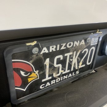 Dynasty Collision - Ruined license plate - Body Shops Near Me - Phoenix, Arizona