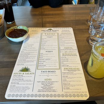 Ancho & Agave - Mango Habanero margarita and the menu - Cocktail Bars Near Me - Omaha, Nebraska Ancho & Agave - Mango Habanero margarita and the menu - Cocktail Bars Near Me - Omaha, Nebraska