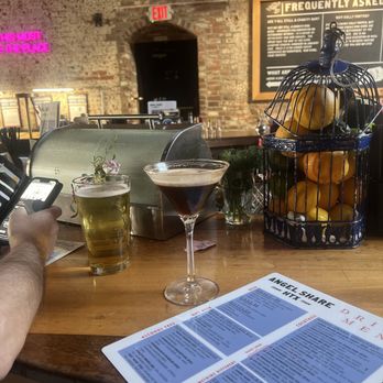 Angel Share - Espresso martini  Beer - Dive Bars Near Me - Houston, Texas
