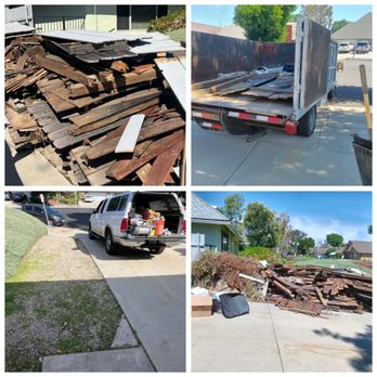Ali Hauling Demolition - One load truck, wood fence with some branches, pick up, cleaning, with a good price, good job and happy customer! - Demolition Services Near Me Ali Hauling Demolition - One load truck, wood fence with some branches, pick up, cleaning, with a good price, good job and happy customer! - Demolition Services Near Me