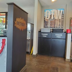 Pi Squared Pizza - Arden - Trash can area