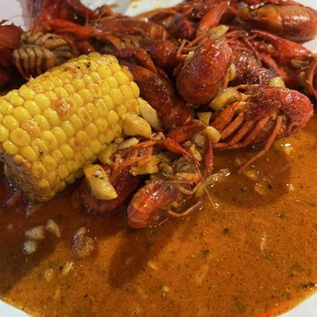 Kickin' Crab - Crawfish 1lb with corn cajun seasoning mild - Cajun/Creole Near Me - Carrollton, Texas Kickin' Crab - Crawfish 1lb with corn cajun seasoning mild - Cajun/Creole Near Me - Carrollton, Texas