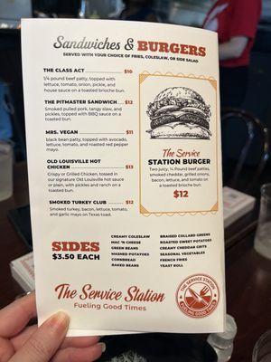 Menu photo 4 The Service Station Restaurant Louisville, KY Menu photo 4 The Service Station Restaurant Louisville, KY