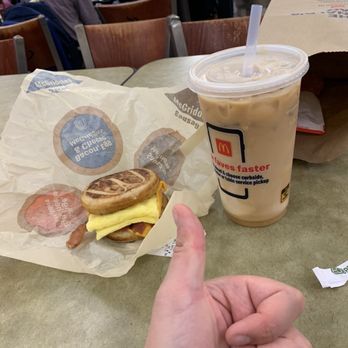 McDonald's - a breakfast sandwich and a drink - Coffee & Tea Near Me - Chicago, Illinois McDonald's - a breakfast sandwich and a drink - Coffee & Tea Near Me - Chicago, Illinois