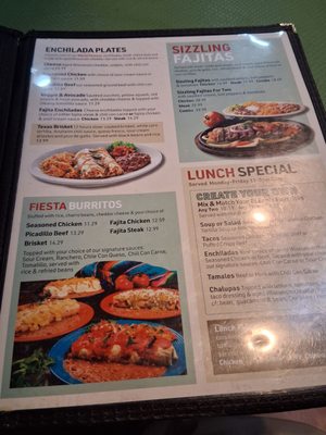 Menu photo 3 El Fenix Arlington, TX