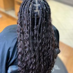 Braids on Phire Hair Salon - Goddess box braids