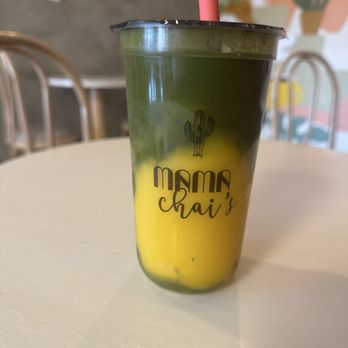 Mama Chai’s - Mango matcha - Desserts Near Me - Las Vegas, Nevada Mama Chai’s - Mango matcha - Desserts Near Me - Las Vegas, Nevada