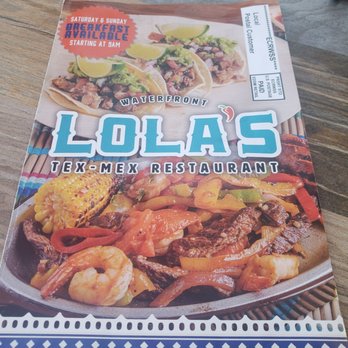 Lola's Tex-Mex Restaurant - Front of menu - Tex-Mex Near Me - Andover, New Jersey Lola's Tex-Mex Restaurant - Front of menu - Tex-Mex Near Me - Andover, New Jersey