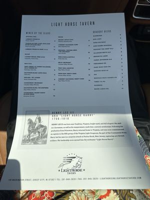 Menu photo 2 Light Horse Tavern Jersey City, NJ Menu photo 2 Light Horse Tavern Jersey City, NJ