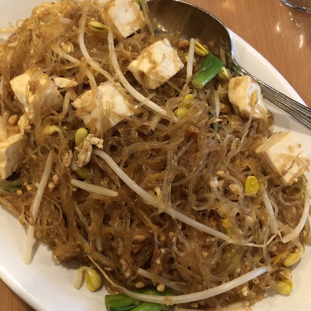 My Thai - Woon Sen Pad Thai w/ steamed tofu - Thai Near Me - Pittsburgh, Pennsylvania My Thai - Woon Sen Pad Thai w/ steamed tofu - Thai Near Me - Pittsburgh, Pennsylvania