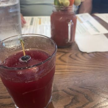 Another Broken Egg Cafe - Mimosa didn't have anymore glasses - Breakfast & Brunch Near Me - Greenville, South Carolina