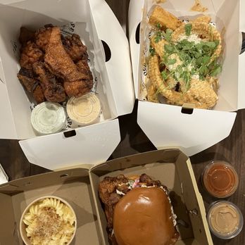 Le Coupe - Fried Chicken Sandwich, Corn Ribs, Mac and Cheese, Tenders - Southern Near Me - Los Angeles, California Le Coupe - Fried Chicken Sandwich, Corn Ribs, Mac and Cheese, Tenders - Southern Near Me - Los Angeles, California