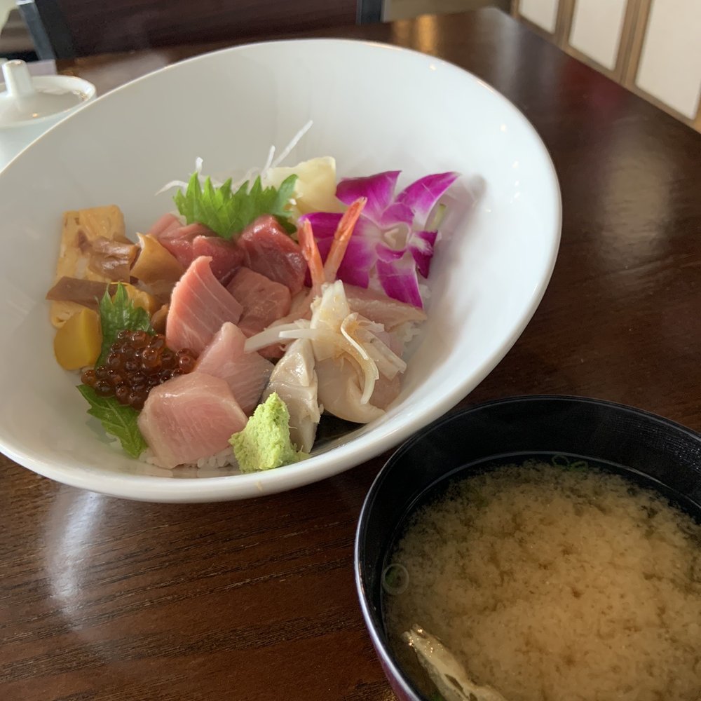 Toshi Sushi - Regular chirashi & homemade miso soup - Japanese Near Me - Gardena, California Toshi Sushi - Regular chirashi & homemade miso soup - Japanese Near Me - Gardena, California