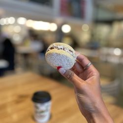 La Buena Empanada - Alfajor, flakey and fluffy.