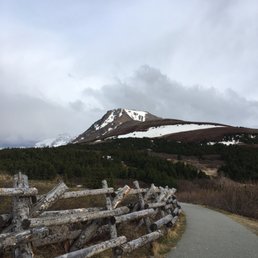 And this is why it's called Flattop mountain !