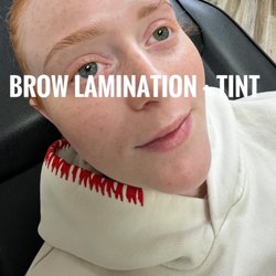 Malayamade Lash + Brow - After a brow lamination + tint