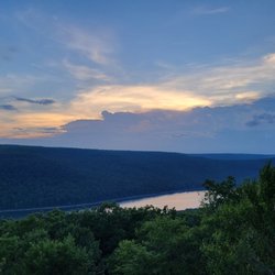 Rim Rock Overlook and Picnic Area - View from the overlook near sunset