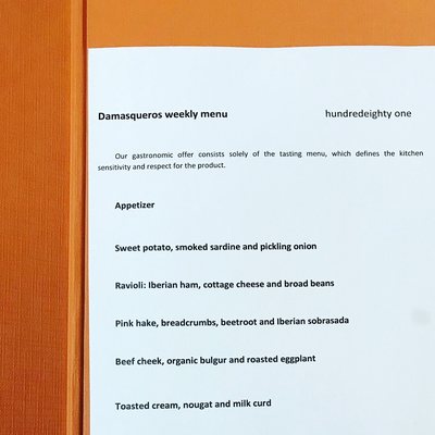 Menu photo 1 Damasqueros Granada, GR