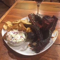 The Wicked Eyed Woman - Smoked ribs with slaw and wicked fries