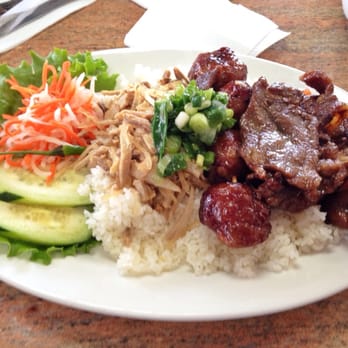 Com Tam Dat Thanh - thit nguong, bi, and nem nuong! 3 of my faves in one plate! Yummy!!!! - Vietnamese Near Me - San Jose, California Com Tam Dat Thanh - thit nguong, bi, and nem nuong! 3 of my faves in one plate! Yummy!!!! - Vietnamese Near Me - San Jose, California
