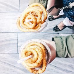 Steak & Cheese Factory - Onion rings and milkshakes