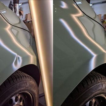 Vancouver Dent Pro - Fiat front fender dent on arch body-line. - Body Shops Near Me - Vancouver, British Columbia Vancouver Dent Pro - Fiat front fender dent on arch body-line. - Body Shops Near Me - Vancouver, British Columbia