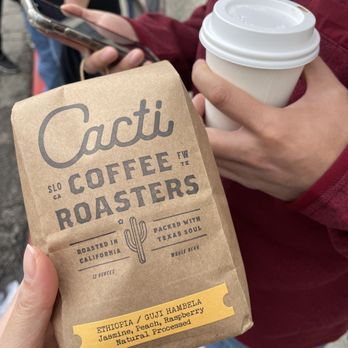 Cacti Coffee Roasters - Freshly roasted beans ($18 for a 12 oz bag) - Coffee Roasteries Near Me - Pismo Beach, California Cacti Coffee Roasters - Freshly roasted beans ($18 for a 12 oz bag) - Coffee Roasteries Near Me - Pismo Beach, California