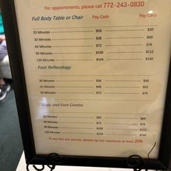 Hai Spa - February 2026 prices.