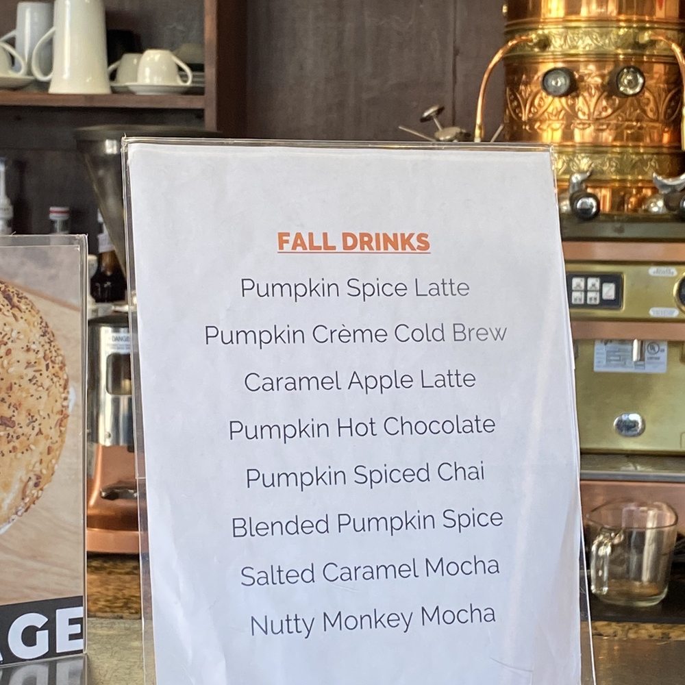 Kona Coffee - Fall speciality drinks - Coffee & Tea Near Me - San Diego, California