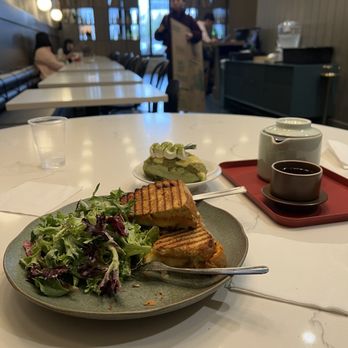 Buoy - Mushroom Panini, Matcha Roll, and Peach Black Tea - Desserts Near Me - San Francisco, California