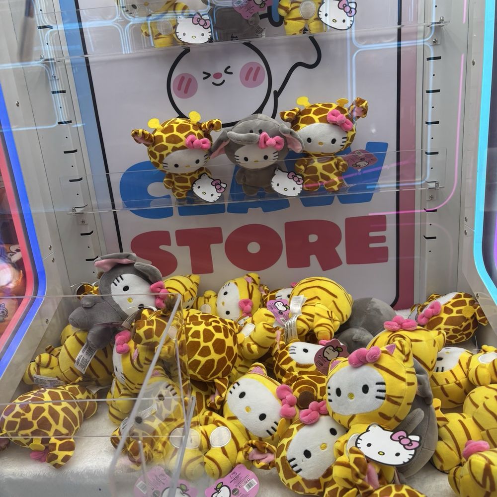 Claw Store - We had so much fun at the claw store and left with 3 awesome prizes. If you like, hello Kitty, there are a lot of Sanrio stuff. - Arcades Near Me - Las Vegas, Nevada Claw Store - We had so much fun at the claw store and left with 3 awesome prizes. If you like, hello Kitty, there are a lot of Sanrio stuff. - Arcades Near Me - Las Vegas, Nevada