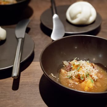 Benu - Yam, Chestnut, Black Truffle Bun - Asian Fusion Near Me - San Francisco, California