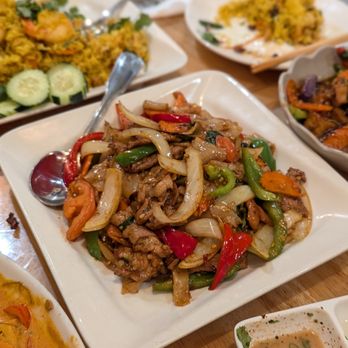 Basil & Co - Drunken noodle with pork, $16 - Thai Near Me - Diamond Bar, California