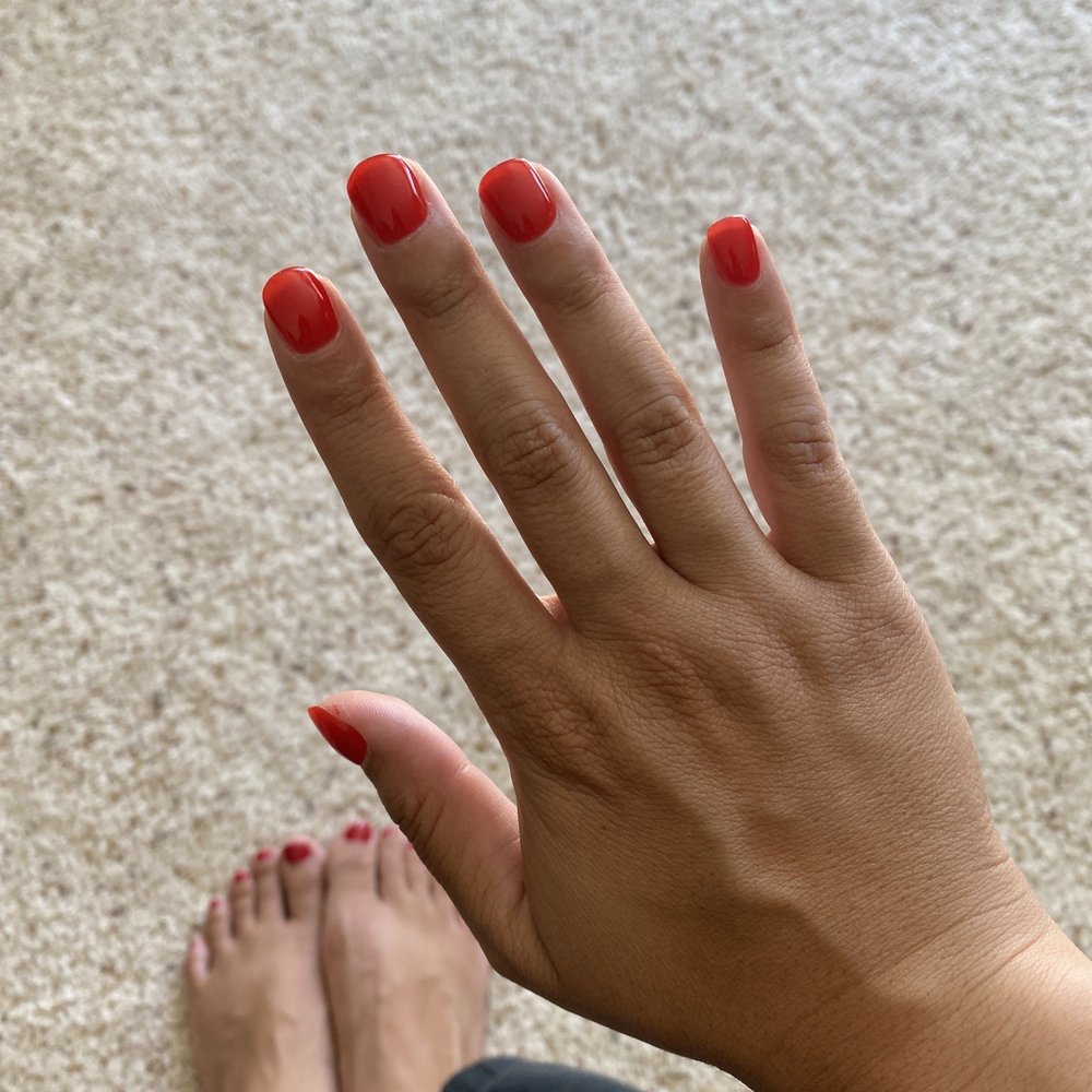 Polished Nail Spa - Happy with the way my dip manicure turned out - Waxing Near Me - Goleta, California
