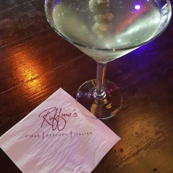 Ruffino's On The River - Delicious dirty martini! - Seafood Near Me - Lafayette, Louisiana
