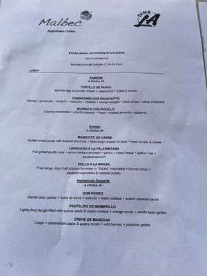 Menu photo 5 Malbec Arts District Los Angeles, CA Menu photo 5 Malbec Arts District Los Angeles, CA
