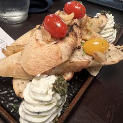 BluPoint Seafood & Steak - Whipped Goat Cheese and Herb starter