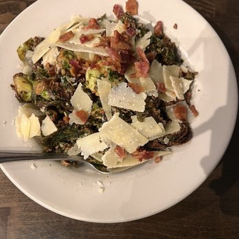 B Matthews Eatery - Roasted Brussel Sprouts with bacon and Parmesan - New American Near Me - Savannah, Georgia B Matthews Eatery - Roasted Brussel Sprouts with bacon and Parmesan - New American Near Me - Savannah, Georgia