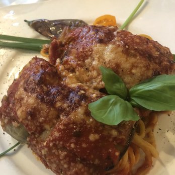 Autentico - Eggplant stuffed with spaghetti & ricotta - Italian Near Me - Oyster Bay, New York Autentico - Eggplant stuffed with spaghetti & ricotta - Italian Near Me - Oyster Bay, New York